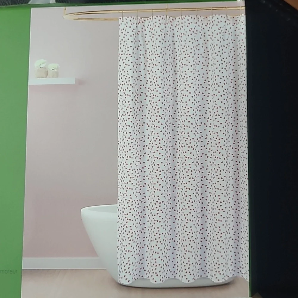 Kate Spade Hearts Shower Curtain